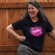 Load image into Gallery viewer, T-Shirt:  Pink on Black