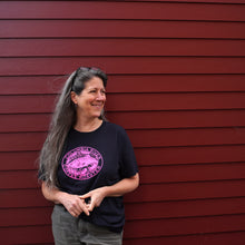 Load image into Gallery viewer, T-Shirt:  Pink on Black